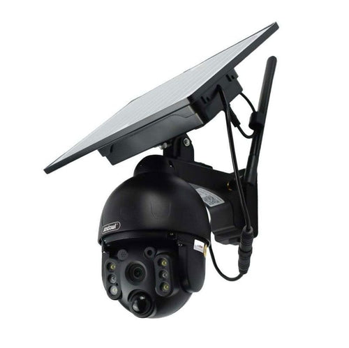 Andowl IP Κάμερα Παρακολούθησης Wi-Fi 1080p Full HD 4K Αδιάβροχη Μπαταρίας με Αμφίδρομη Επικοινωνία Q-SX80 4G+5G SIM - Solar Camera Wireless Smart ANDOWL