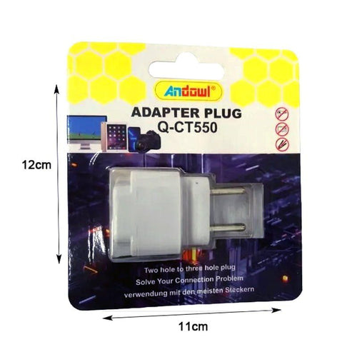 Andowl Αντάπτορας Πρίζας Q-CT550 - Adapter Plug Andowl