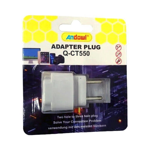 Andowl Αντάπτορας Πρίζας Q-CT550 - Adapter Plug Andowl
