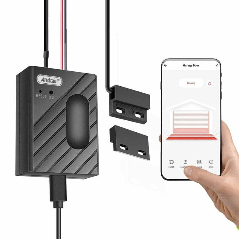 Andowl Μηχανισμός γκαραζόπορτας με wifi Q-CK400 - Wifi Smart Garage Door Opener OEM