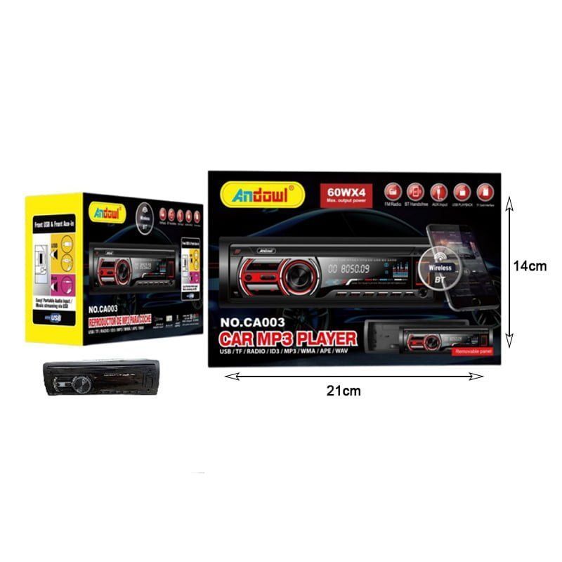 Andowl MP3 player αυτοκινήτου με είσοδο CA003 - Car MP3 player ANDOWL