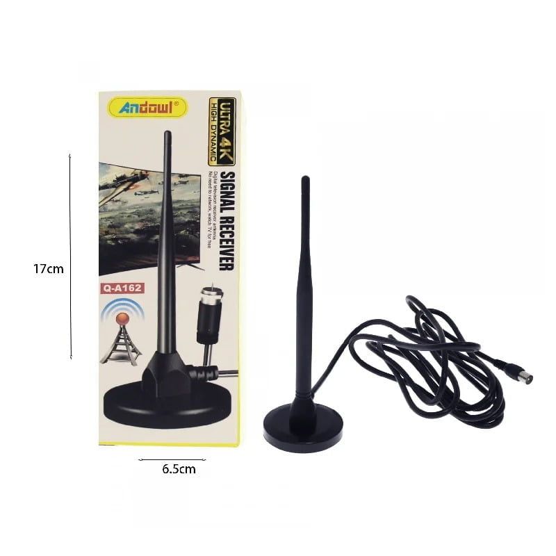 Andowl Εσωτερική ψηφιακή κεραία HDTV Coaxial με μαγνητική βάση Q-A162 - Signal receiver ANDOWL