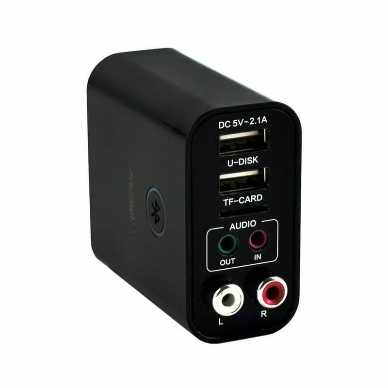 Andowl Ασύρματος Αναμεταδότης Ήχου Μπριζάκι Bluetooth K16 - Wireless Audio Adapter ANDOWL