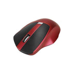 Andowl Ασύρματο Εργονομικό Ποντίκι 2.4 GHZ QM66 - Wireless mouse - Κόκκινο - Μαύρο - Πετρόλ ANDOWL
