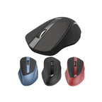 Andowl Ασύρματο Εργονομικό Ποντίκι 2.4 GHZ QM66 - Wireless mouse - Κόκκινο - Μαύρο - Πετρόλ ANDOWL