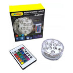 Andowl Φως Αδιάβροχο 10 LED RGB με Χειριστήριο Q-LED95 - LED RGB Diving Light OEM