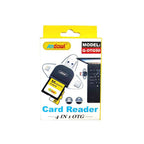 Andowl 4 σε 1 OTG Card Reader - Συσκευές ανάγνωσης καρτών μνήμης με 3 υποδοχές Q-OTG90 - Card Reader Q-OTG90 ANDOWL