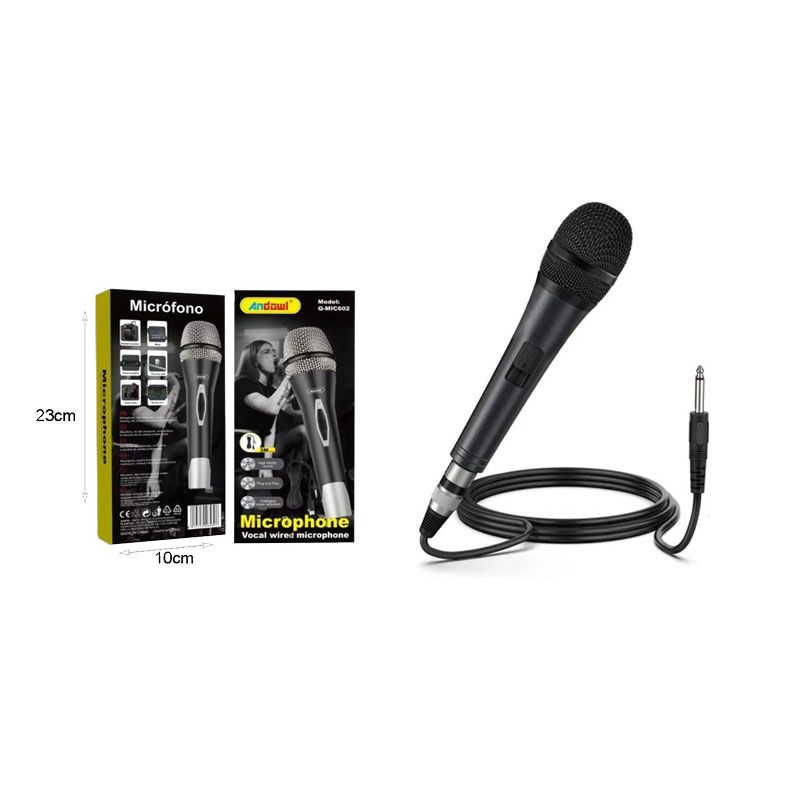 Andowl Ενσύρματο Μικρόφωνο Q-MIC602 Set Χειρός Φωνής – Wireless Microphone ANDOWL