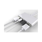 Andowl 5 σε 1 Lightning+Type C+USB A Card Reader με 3 Καλώδια Andowl Q-Z09 - 3-wire 5 in 1 card reader Q-Z09 ANDOWL