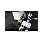 Andowl 5 σε 1 Lightning+Type C+USB A Card Reader με 3 Καλώδια Andowl Q-Z09 - 3-wire 5 in 1 card reader Q-Z09 ANDOWL