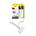 Andowl 5 σε 1 Lightning+Type C+USB A Card Reader με 3 Καλώδια Andowl Q-Z09 - 3-wire 5 in 1 card reader Q-Z09 ANDOWL