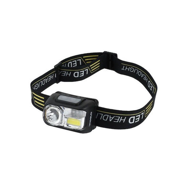 Andowl Επαναφορτιζόμενος Φακός Κεφαλής LED Αδιάβροχος με Μέγιστη Φωτεινότητα 400lm Q-TD208 - High Light Head Lamp OEM