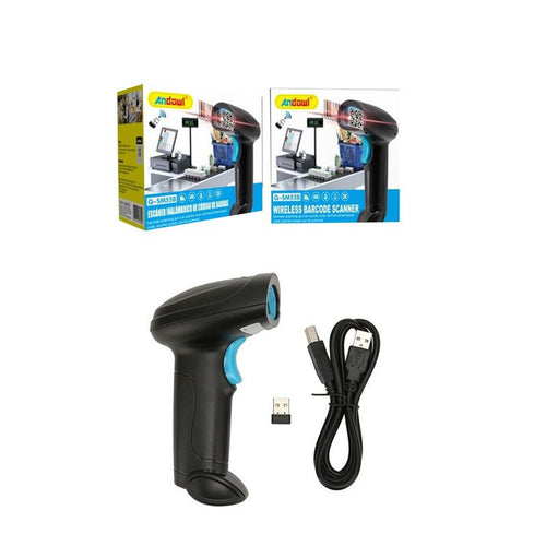 Andowl Scanner Χειρός Ασύρματο με Δυνατότητα Ανάγνωσης 2D και QR Barcodes Q-SM55B - Wireless Barcode Scanner ANDOWL