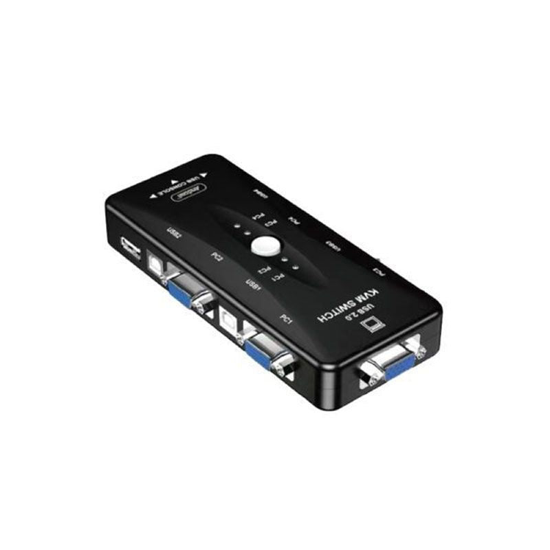 Andowl 4 σε 1 KVM Μετατροπέας USB 2.0 Q-K301 - 4-Port KVN Converter ANDOWL