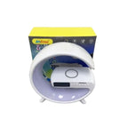 Andowl Ηχείο 4 σε 1 με Bluetooth, ασύρματο φορτιστή, ξυπνητήρι & ρολόι 15W 4A Pro - Wireless Charging Speaker OEM