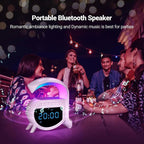 Andowl Ηχείο 4 σε 1 με Bluetooth, ασύρματο φορτιστή, ξυπνητήρι & ρολόι 15W 5A Pro - Wireless Charging Speaker OEM