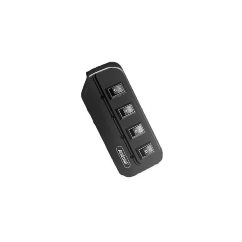 Andowl USB Hub 4 θυρών 2.0 με διακόπτες Q-HU150K - 4 Port USB ANDOWL