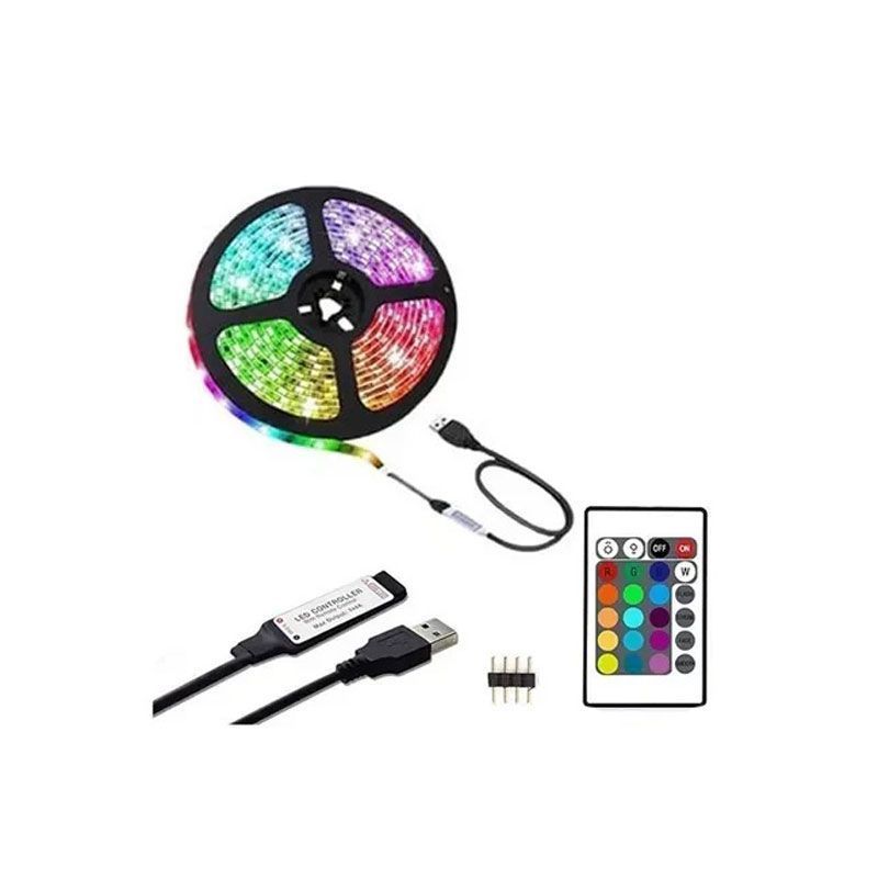 Andowl Λεντοταινία LED ταινία RGB 10m με τηλεχειριστήριο Q-DT75 - LED strip lights OEM