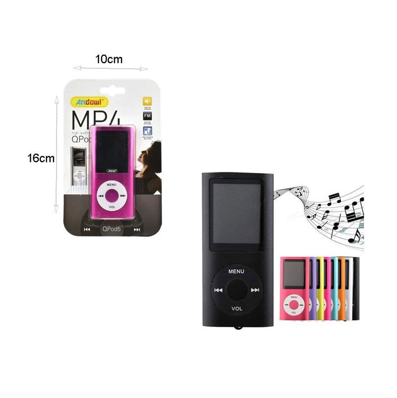 Andowl MP4 Player με οθόνη 1.8″ χωρίς εσωτερική μνήμη QPOD5 - Κόκκινο OEM