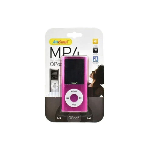 Andowl MP4 Player με οθόνη 1.8″ χωρίς εσωτερική μνήμη QPOD5 - Μαύρο ANDOWL