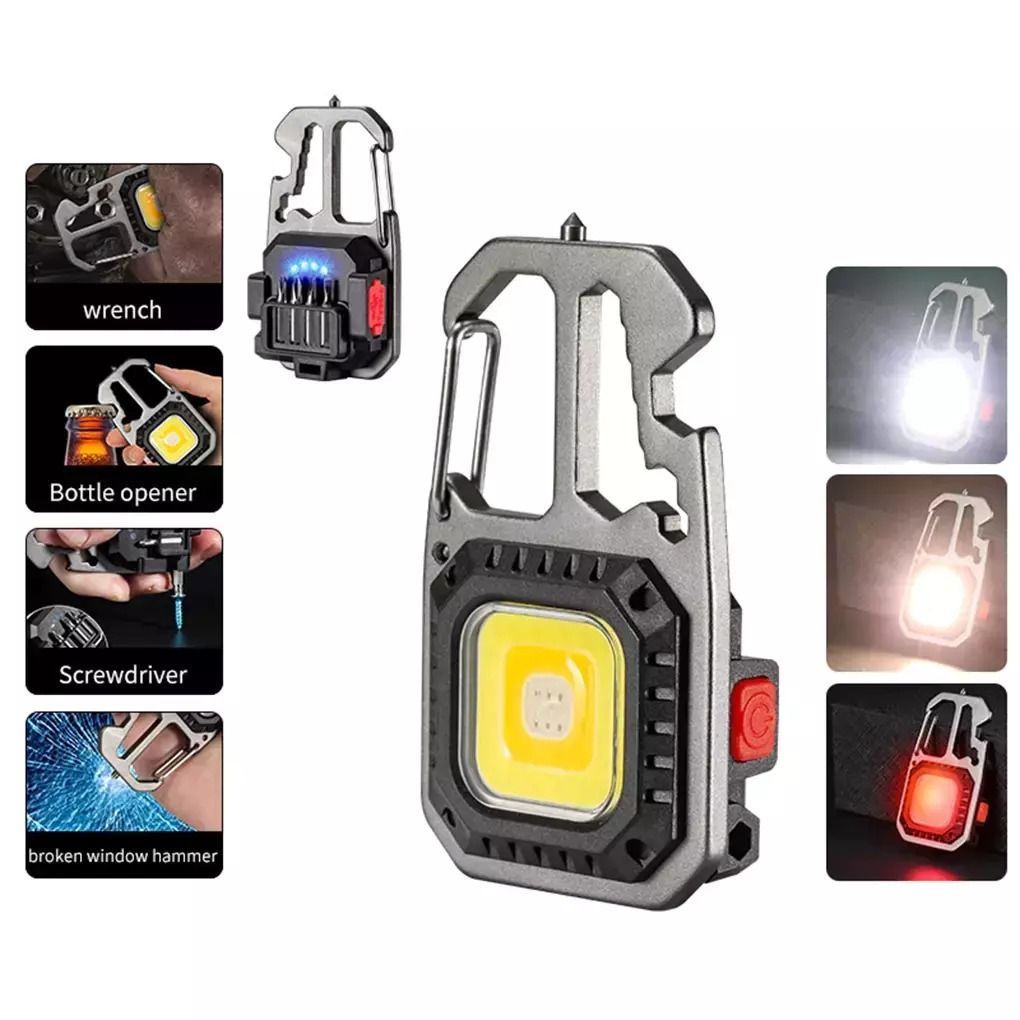 Andowl Πολυεργαλείο Μπρελόκ Φακός Q-D911 - Cob rechargeable keychain light OEM