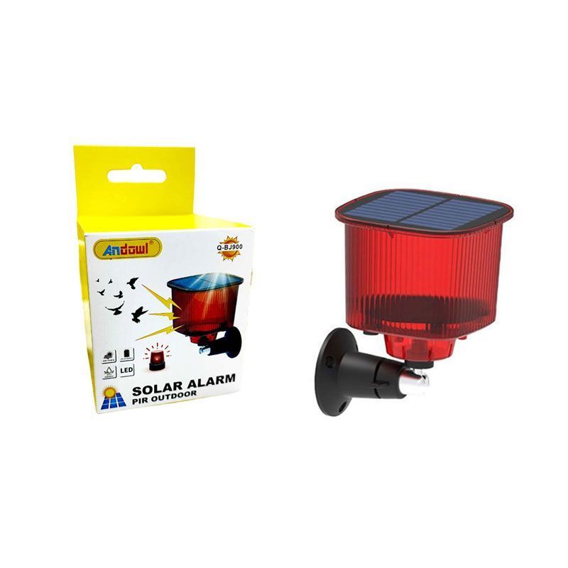 Andowl Ηλιακός Συναγερμός IP55 Q-BJ900 - Solar Alarm Pir Outdoor OEM