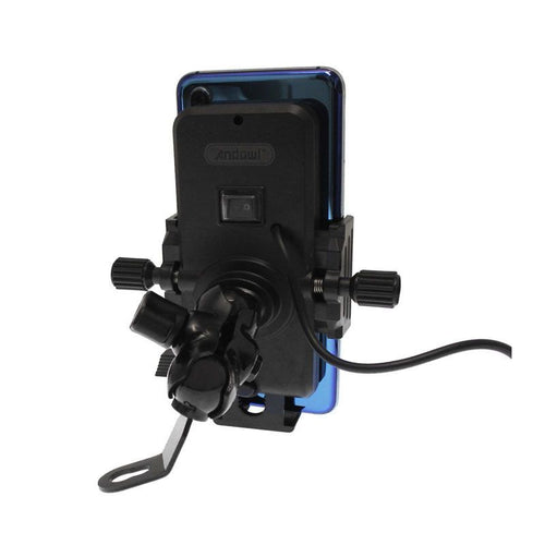 Andowl Βάση Κινητού Μοτοσυκλέτας με Μπίλια Q-CD66 – Phone holder ANDOWL