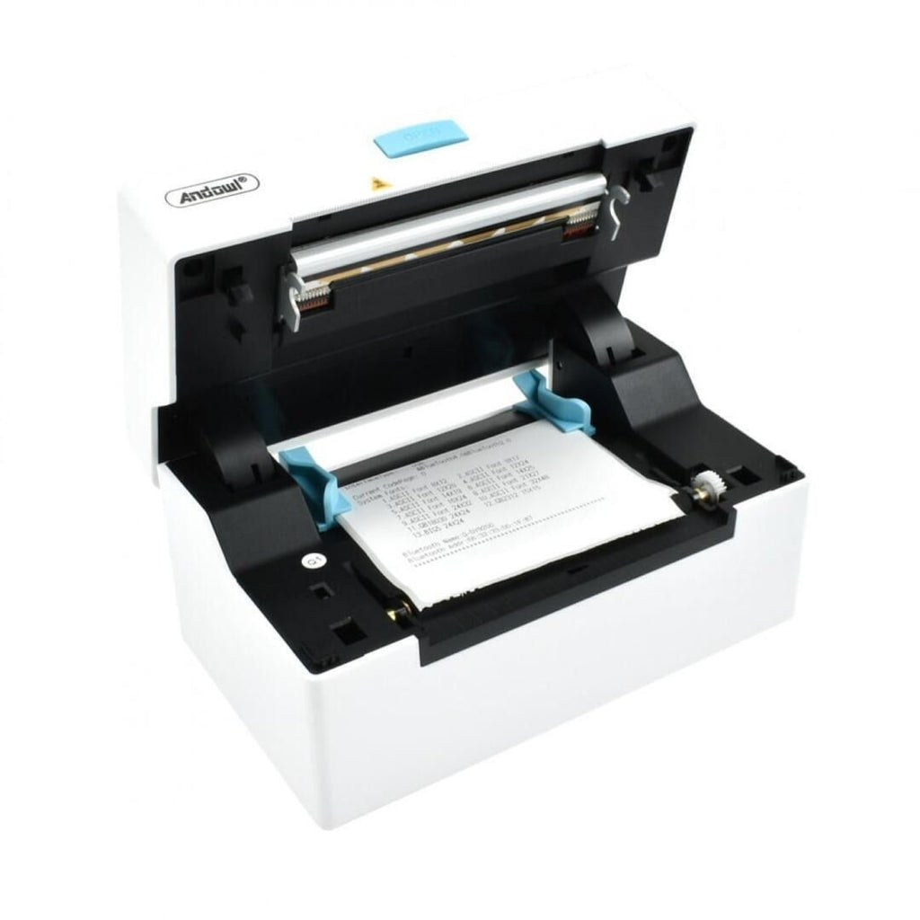 Andowl Ασύρματος θερμικός εκτυπωτής 104mm 203DPI με USB/LAN/Bluetooth Q-DY9200 - Label Printer OEM