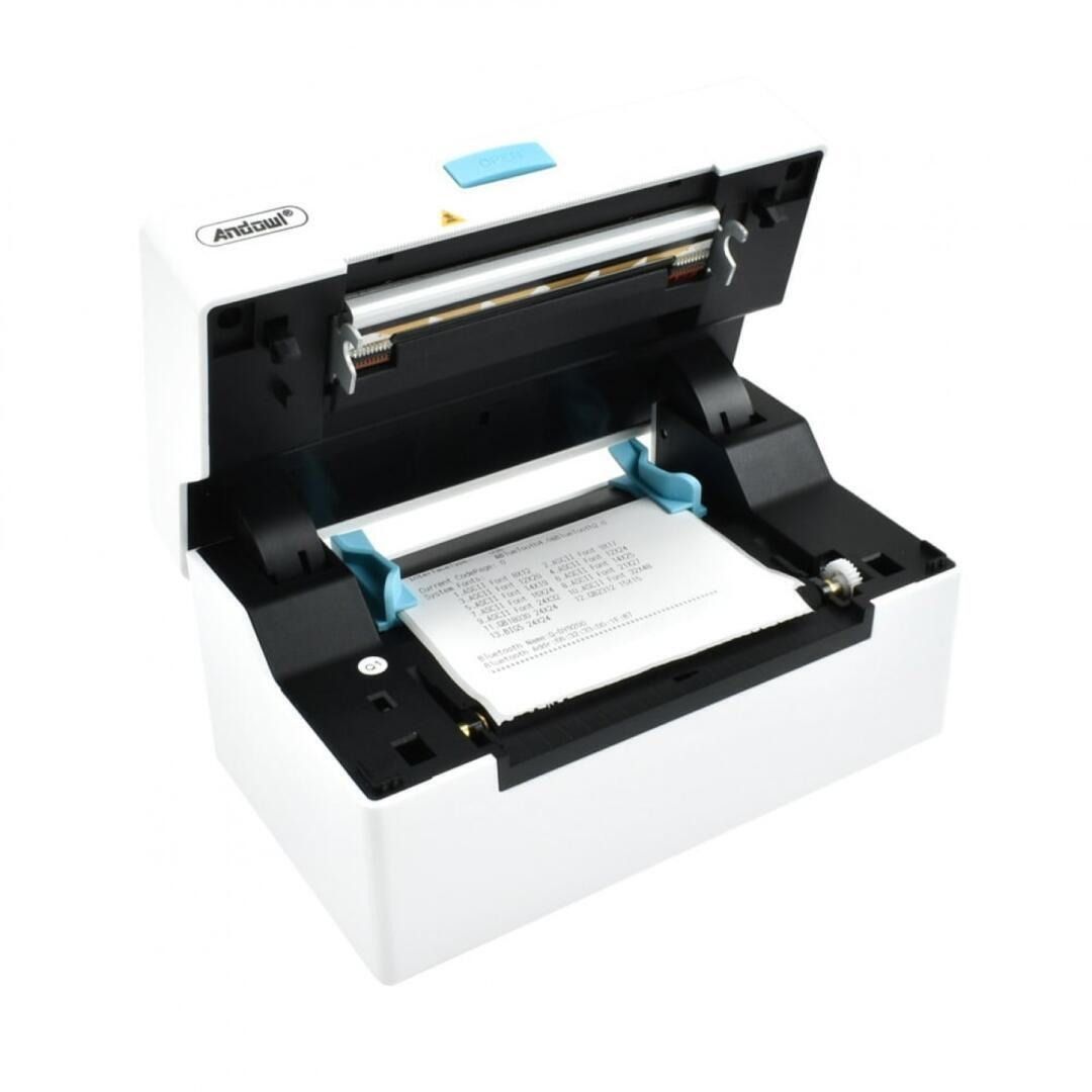 Andowl Ασύρματος θερμικός εκτυπωτής 104mm 203DPI με USB/LAN/Bluetooth Q-DY9200 - Label Printer OEM