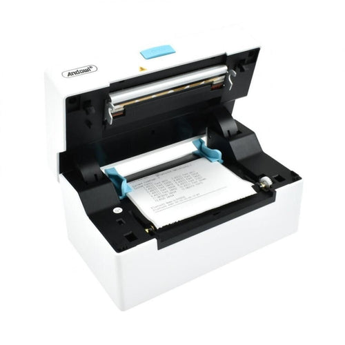 Andowl Ασύρματος θερμικός εκτυπωτής 104mm 203DPI με USB/LAN/Bluetooth Q-DY9200 - Label Printer Andowl