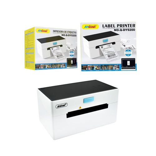 Andowl Ασύρματος θερμικός εκτυπωτής 104mm 203DPI με USB/LAN/Bluetooth Q-DY9200 - Label Printer Andowl