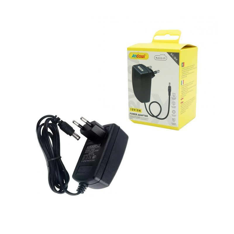 Andowl Τροφοδοτικό AC/DC 12V/3A Q-12V - Power Adapter OEM