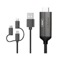 Andowl Καλώδιο USB σε HDTV 3in1 4K HDR Q-HD352 - 3in1 HDTV Cable ANDOWL