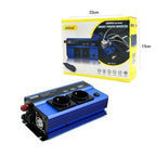 ANDOWL QY-7011 Μετατροπέας Ισχύος Αυτοκινήτου 1000W 12V 220V με 2xUSB - Smart power inverter OEM