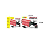Andowl Inverter Αυτοκινήτου Τροποποιημένου Ημιτόνου 500W για Μετατροπή 12V DC σε 220V AC Q-N7001 - Power Inverter ANDOWL