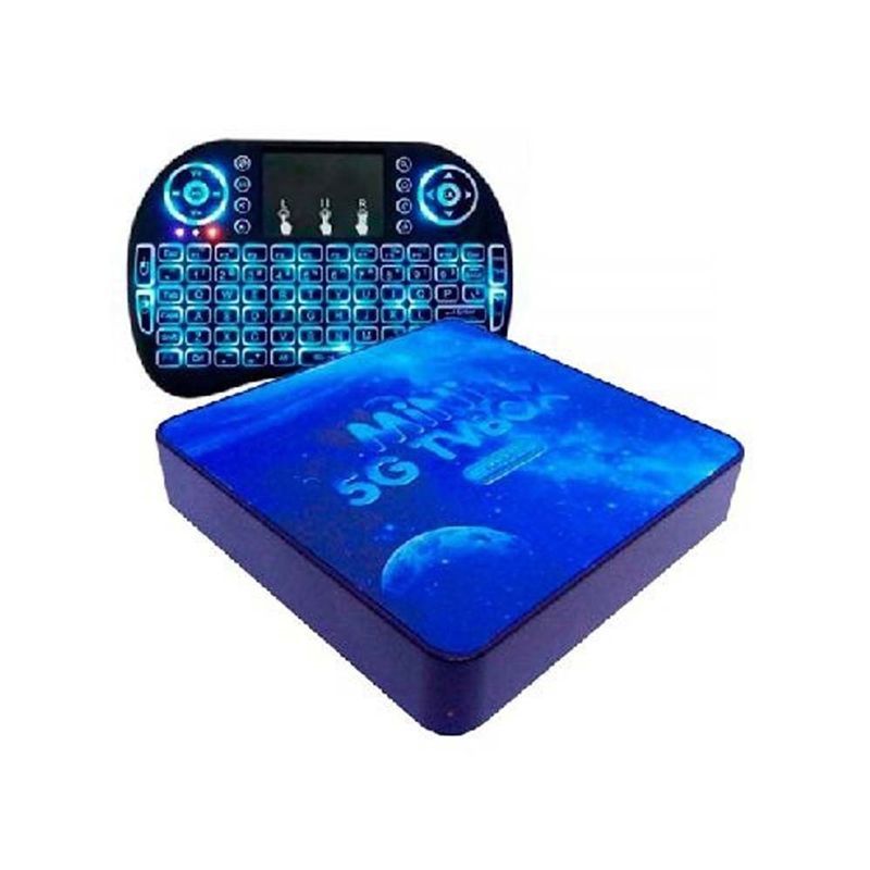 Andowl TV Box Mini 4K UHD με WiFi USB 2.0 / USB 3.0 4GB RAM και 64GB Αποθηκευτικό Χώρο με Λειτουργικό Android 10.0 Q5G - TV Box Mini ANDOWL