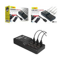 Andowl Βάση Φόρτισης με 12 Θύρες USB-A 60W σε Μαύρο χρώμα Q-CD630 - USB Fast Charger ANDOWL