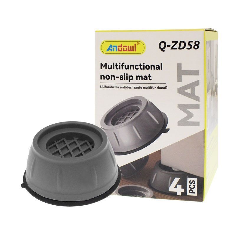 Andowl Q-ZD58 Αντικραδασμικά Πέλματα Πλυντηρίου/Στεγνωτηρίου από Πλαστικό 4τμχ - Multifunctional Non Slip Mat ANDOWL