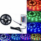 Andowl Ταινία LED Τροφοδοσίας USB (5V) RGB Μήκους 2m Σετ με Τηλεχειριστήριο και Τροφοδοτικό Τύπου SMD5050 Q-DT20 - LED strip lights OEM