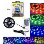 Andowl Ταινία LED Τροφοδοσίας USB (5V) RGB Μήκους 2m Σετ με Τηλεχειριστήριο και Τροφοδοτικό Τύπου SMD5050 Q-DT20 - LED strip lights OEM