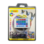 Andowl Ταινία LED Τροφοδοσίας USB (5V) RGB Μήκους 2m Σετ με Τηλεχειριστήριο και Τροφοδοτικό Τύπου SMD5050 Q-DT20 - LED strip lights OEM