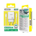 Andowl Φορτιστής με καλώδιο Type-C σε Lightning & θύρα USB-A 25W Q-PD99 - Charger ANDOWL