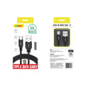 Andowl Καλώδιο Δεδομένων USB σε Type-C 1m 3A Q-SJ200- Data Cable OEM
