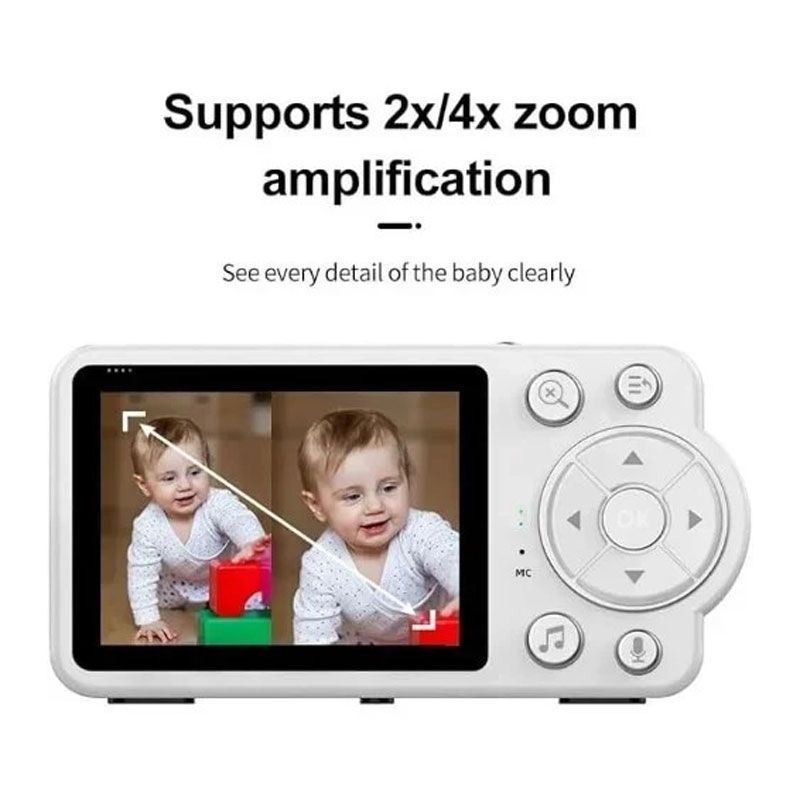 Andowl Baby Monitor 2.8” με κάμερα και εφαρμογή WiFi Ultra HD 4K Q-A006 - Video baby monitor ANDOWL