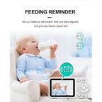 Andowl Baby Monitor 2.8” με κάμερα και εφαρμογή WiFi Ultra HD 4K Q-A006 - Video baby monitor ANDOWL