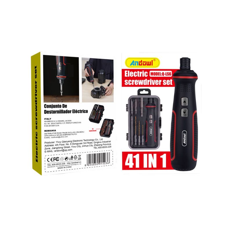 Andowl Ηλεκτρικό Σετ Κατσαβιδιών 41 σε 1 Q-LS6 - Screwdriver Set ANDOWL
