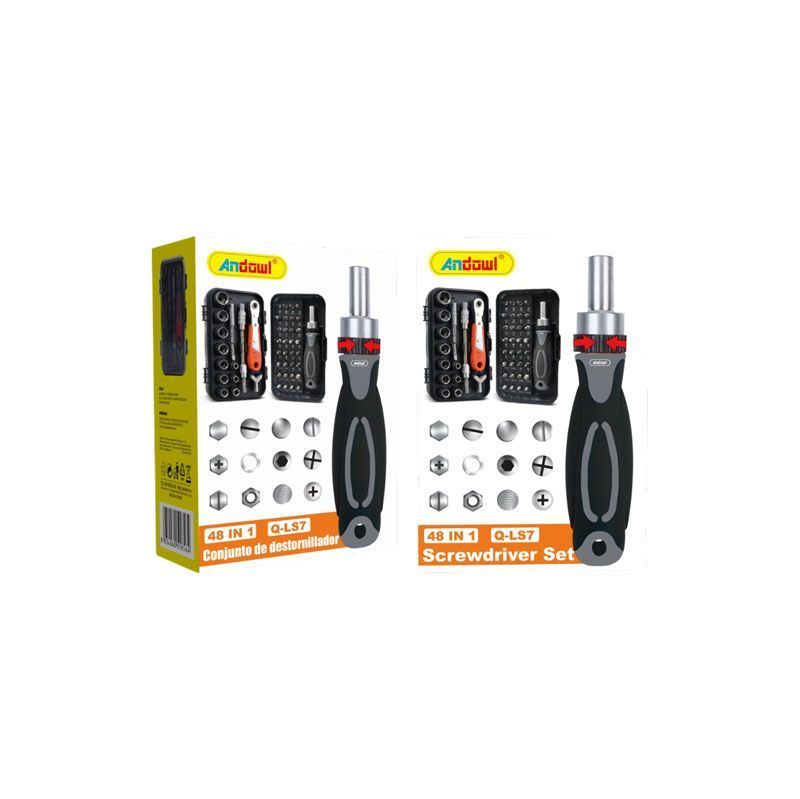 Andowl Σετ Κτσαβίδι Καρυδάκι 48 σε 1 Q-LS7 - Screwdriver Set ANDOWL
