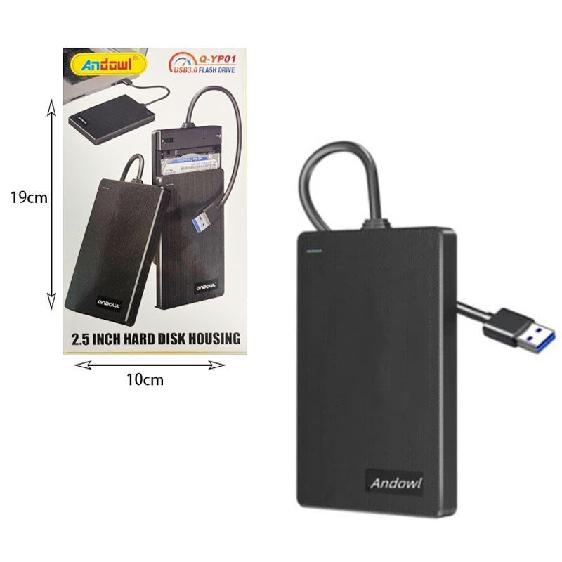 Andowl Θήκη Σκληρού Δίσκου 2.5inch USB3.0 Q-YP01 - Hard Disk Housing ANDOWL