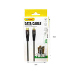 Andowl Καλώδιο Δεδομένων Type-C σε Lightning 1m 3A Q-SJ8090 - Data Cable ANDOWL
