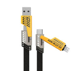 Andowl Καλώδιο Δεδομένων 4σε1 65W 120cm Q-SJ60 - 4in1 Data Cable ANDOWL